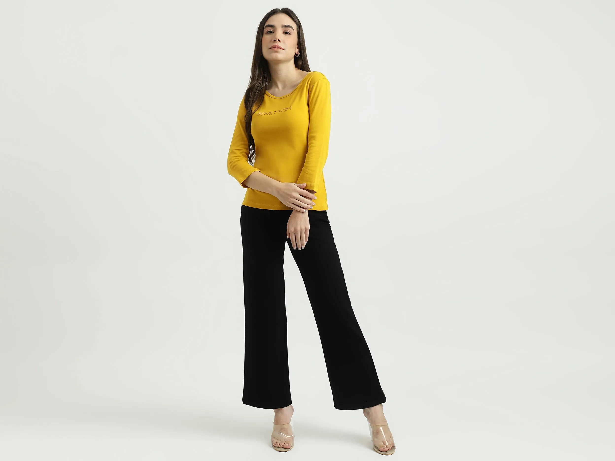 Women Embellished Round Neck Top
