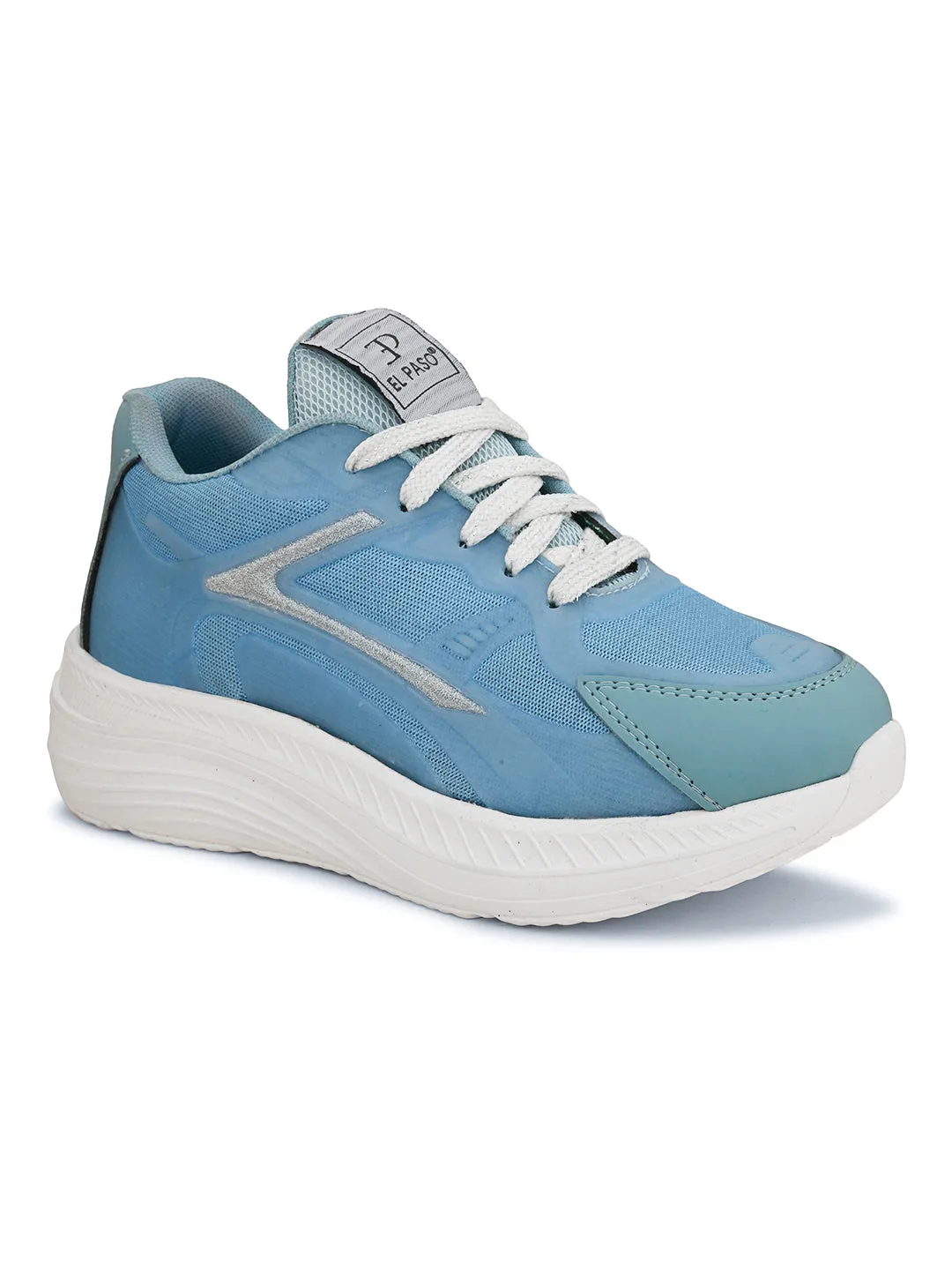 Women Solid Round Toe Lightweight Sneakers