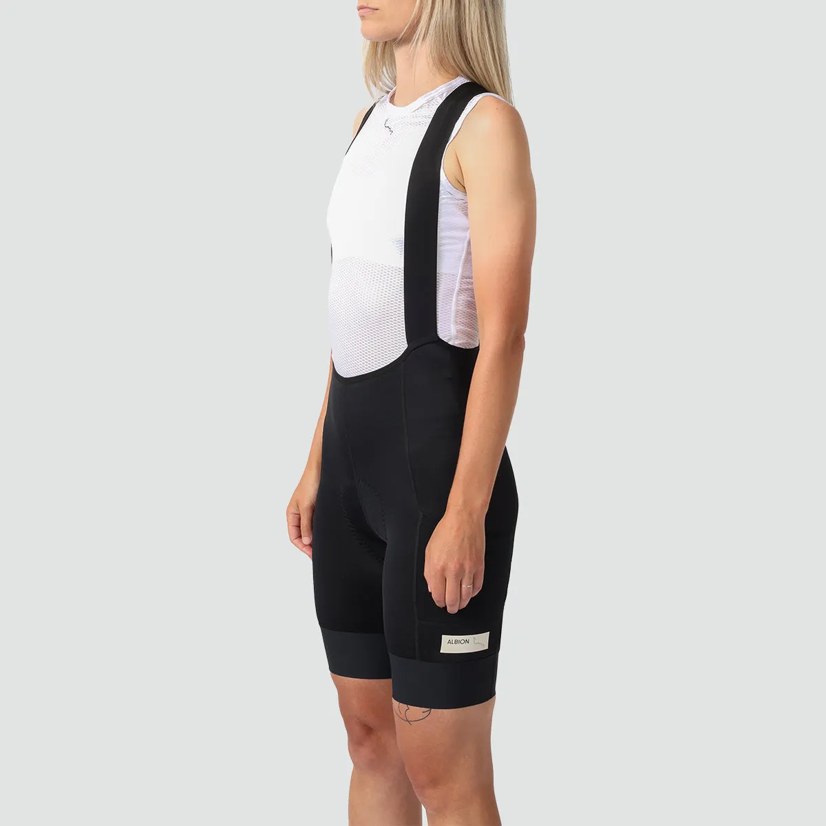 Women's ABR1 Pocket Bib Shorts - Black