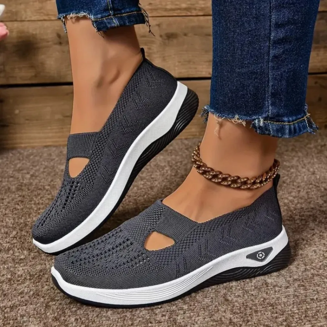 Women's Casual Breathable Slip On Orthopedic Walking Sneakers