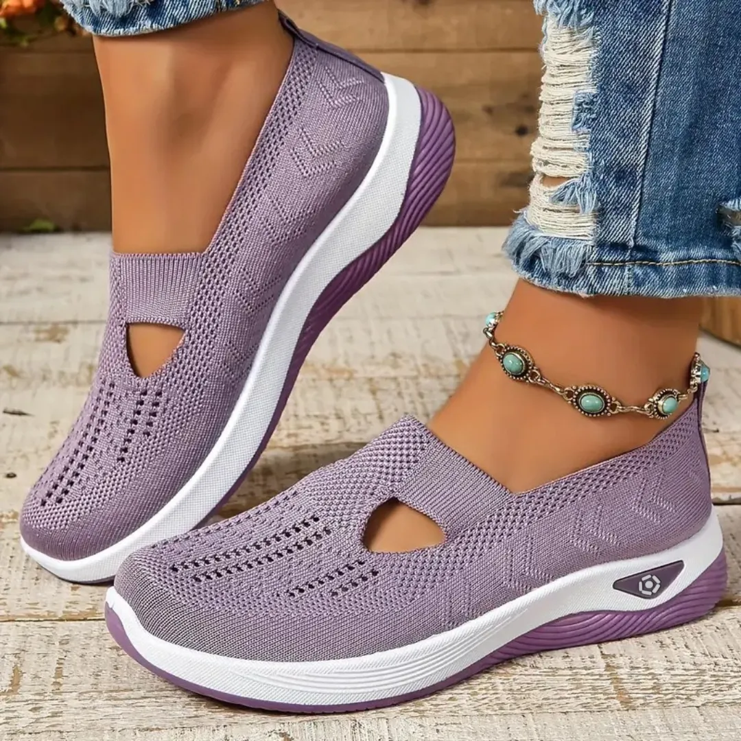 Women's Casual Breathable Slip On Orthopedic Walking Sneakers