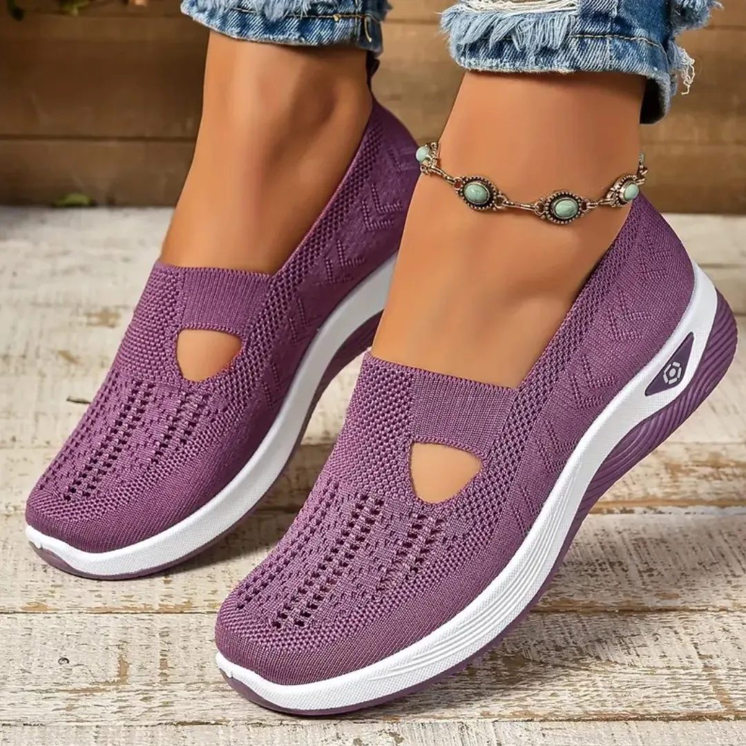 Women's Casual Breathable Slip On Orthopedic Walking Sneakers