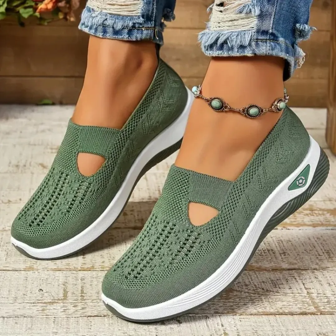 Women's Casual Breathable Slip On Orthopedic Walking Sneakers
