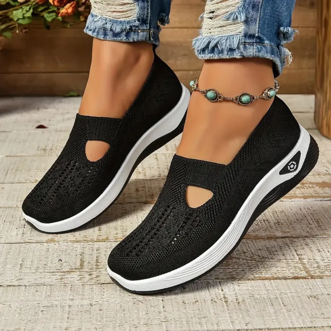 Women's Casual Breathable Slip On Orthopedic Walking Sneakers