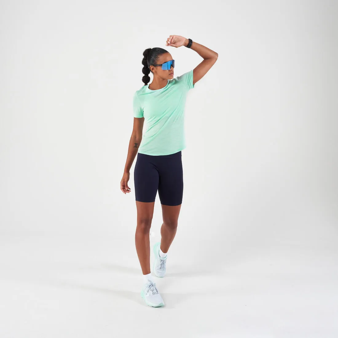 Women's Running Cycling Shorts - KIPRUN Run 500 Comfort