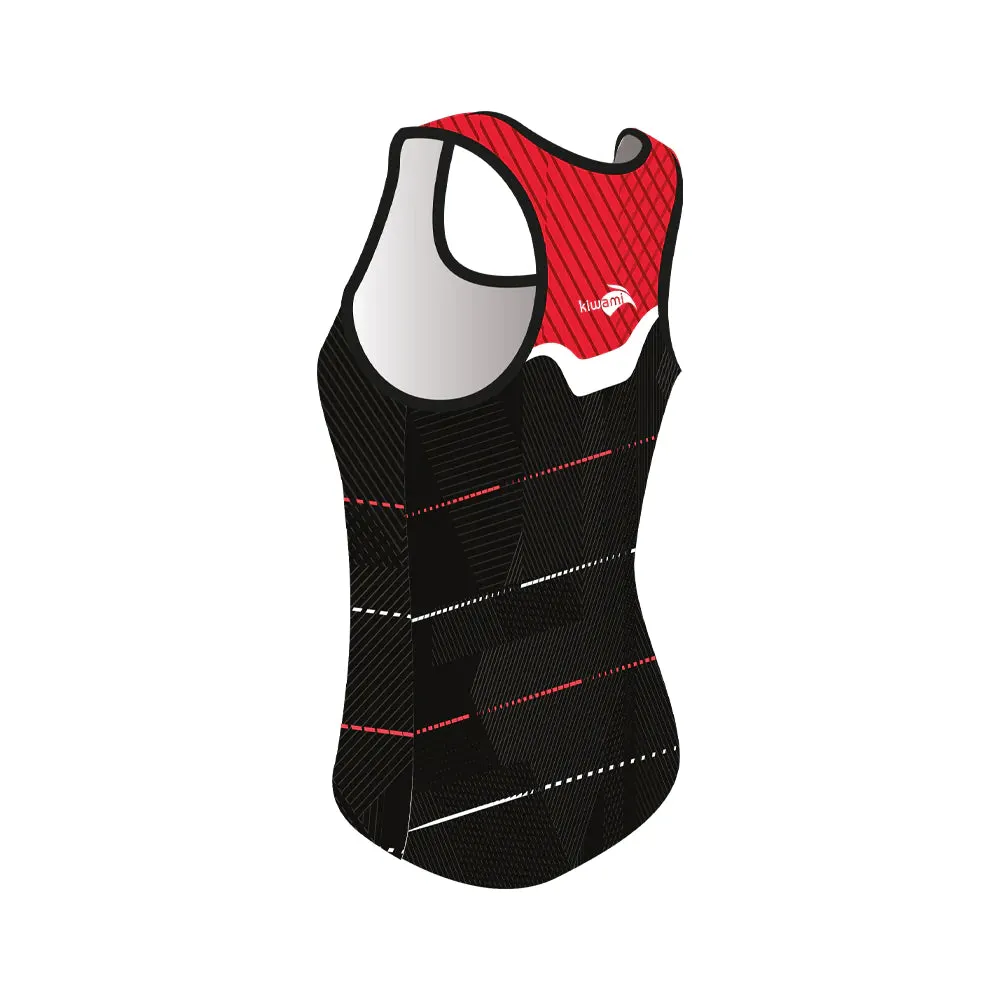 WOMEN'S RUNNING TANK RACING TEAM RED