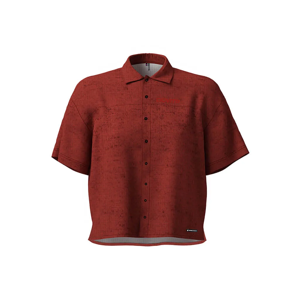 Women's Short Sleeve Adventure Shirt (Ochre Melange)