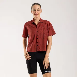 Women's Short Sleeve Adventure Shirt (Ochre Melange)