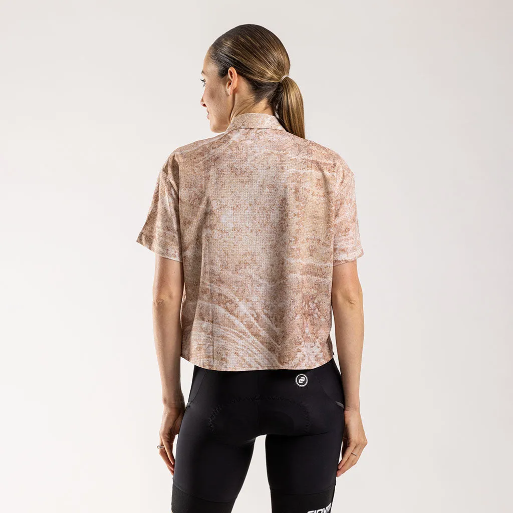 Women's Short Sleeve Adventure Shirt (Sand Storm)