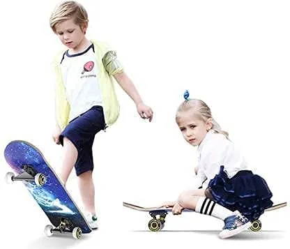 YASAMAZING Spiderman Playboy Special Printed Wood Big Skateboard (Multicolour , 24 x 6 Inch )