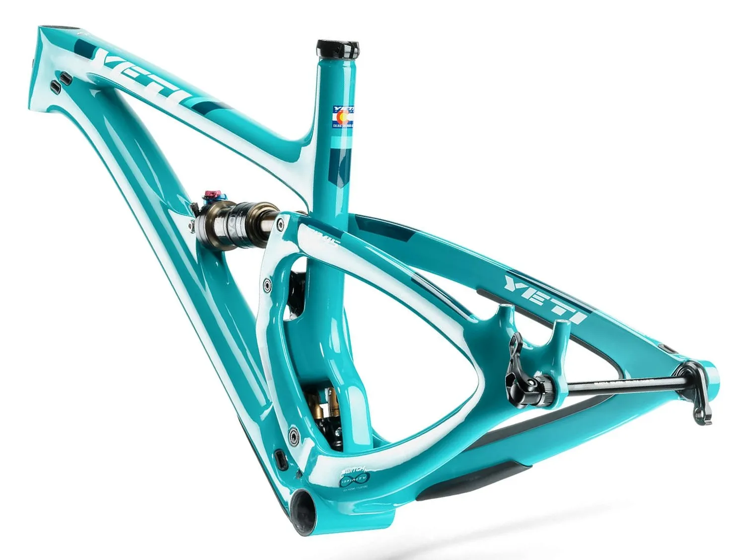 Yeti 2017 SB45 T-Series Full Suspension MTB Frame - Turquoise