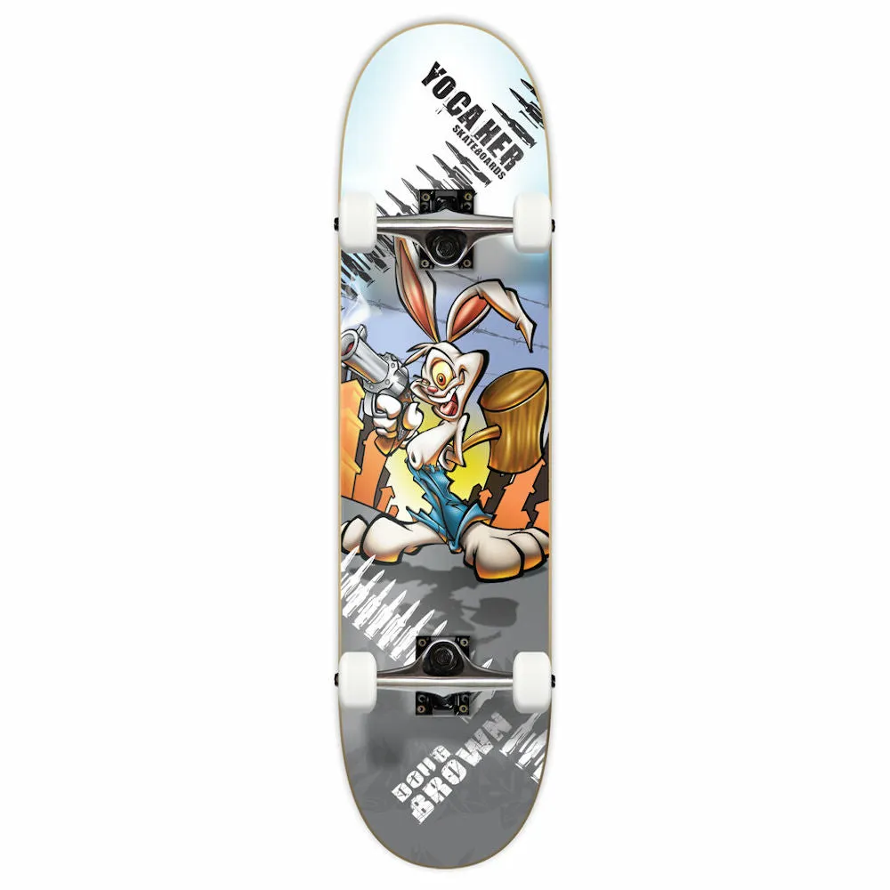 Yocaher Skateboard (7.5") - Radical Rabbit