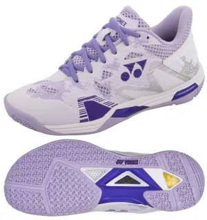 Yonex Power Cushion Eclipsion Z3 Womens Badminton Shoes - White / Purple