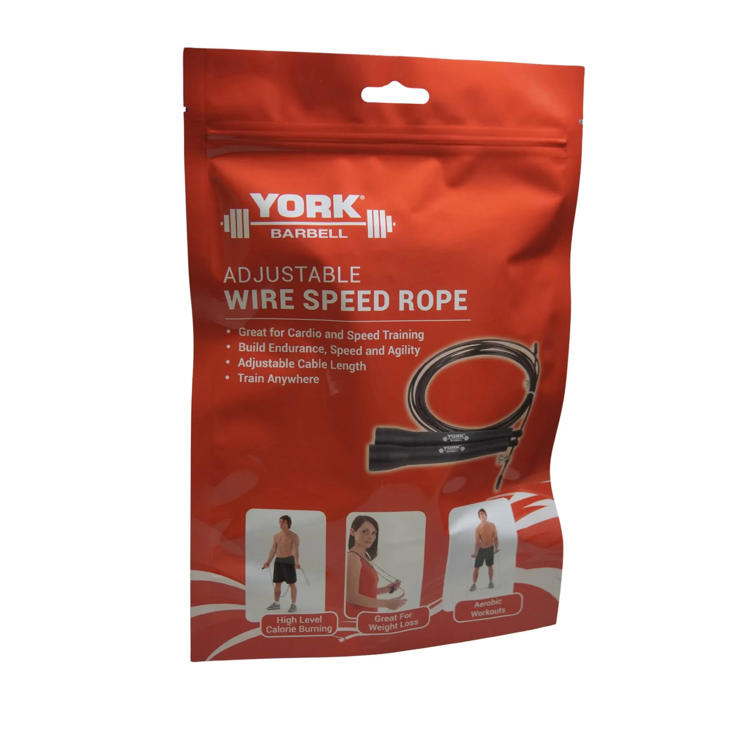 York Barbell Adjustable Wire Speed Skipping Rope