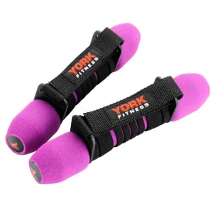 York Fitness 2kg Softgrip Hand Weights
