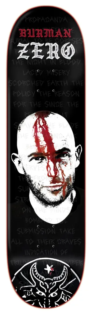 Zero Skateboard Headwound Dane Burman Skateboard Deck - 8.5"