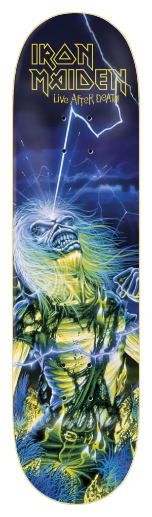 Zero Skateboard Iron Maiden Live After Death Skateboard Deck - 8.0"