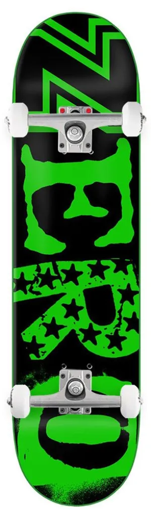 Zero Skateboard Legacy Ransom Green Dipped x Venom Custom Complete Skateboard - 8.25"