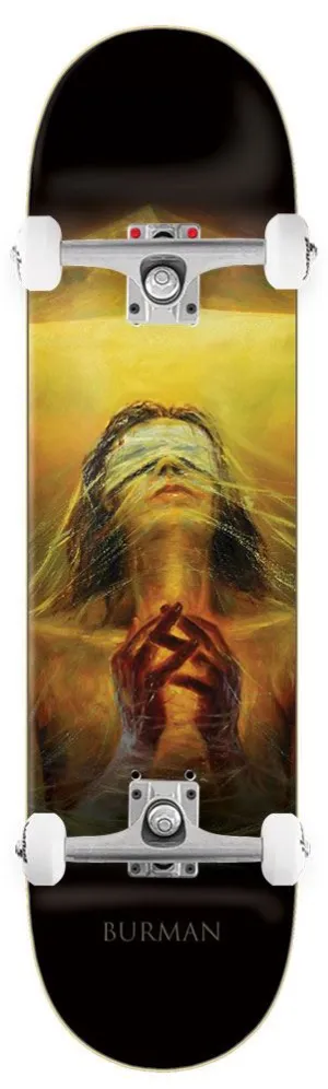 Zero Skateboard Lewandowski Light and Dark Burman x Venom Custom Complete Skateboard - 8.25"