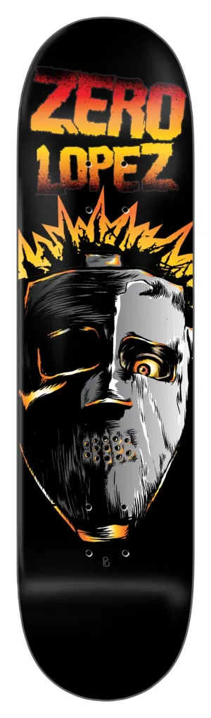 Zero Skateboard Metal Health Adrian Lopez Skateboard Deck - 8.25"