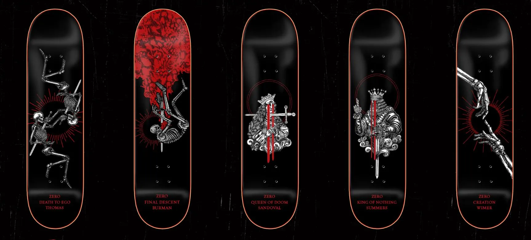 Zero Skateboard Micah Ulrich Creation Chris Wimer Skateboard Deck - 8.375"