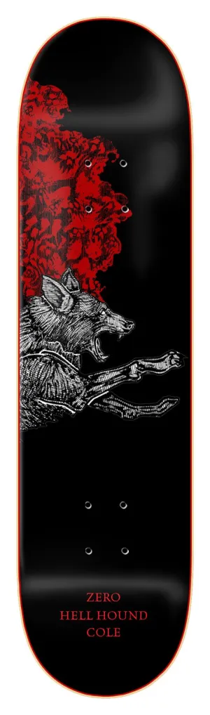 Zero Skateboard Micah Ulrich Hell Hound Chris Cole Skateboard Deck - 8.25"