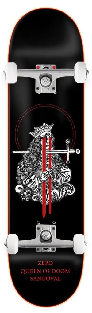 Zero Skateboard Micah Ulrich Queen of Doom Tommy Sandoval x Venom Custom Complete Skateboard - 8.375"