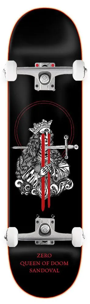 Zero Skateboard Micah Ulrich Queen of Doom Tommy Sandoval x Venom Custom Complete Skateboard - 8.375"