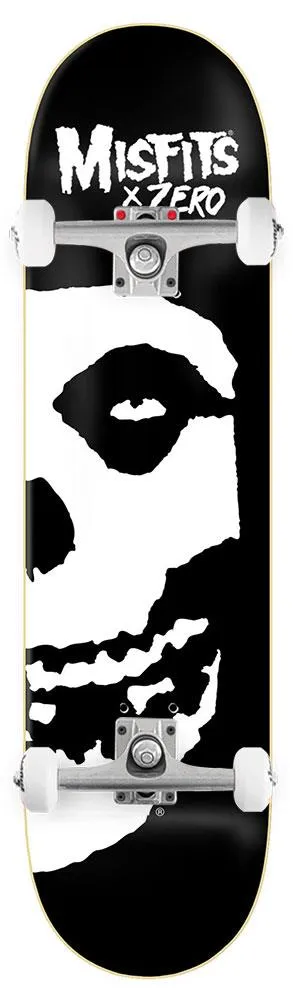 Zero Skateboard Misfits Fiend Skull Right x Venom Custom Complete Skateboard - 8.25"