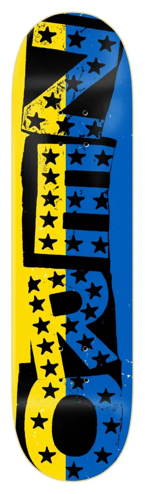 Zero Skateboard Ukraine Punk Skateboard Deck - 8.25"