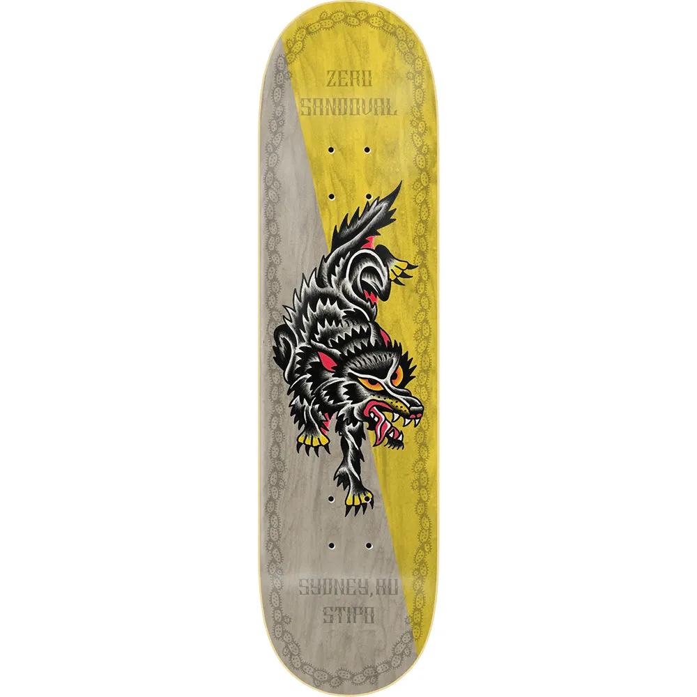 Zero Tommy Sandoval Stipo Skateboard Deck 8.375"