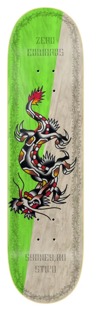 Zero x Nik Stipo Skateboard Forest Edwards Skateboard Deck - 8.25"